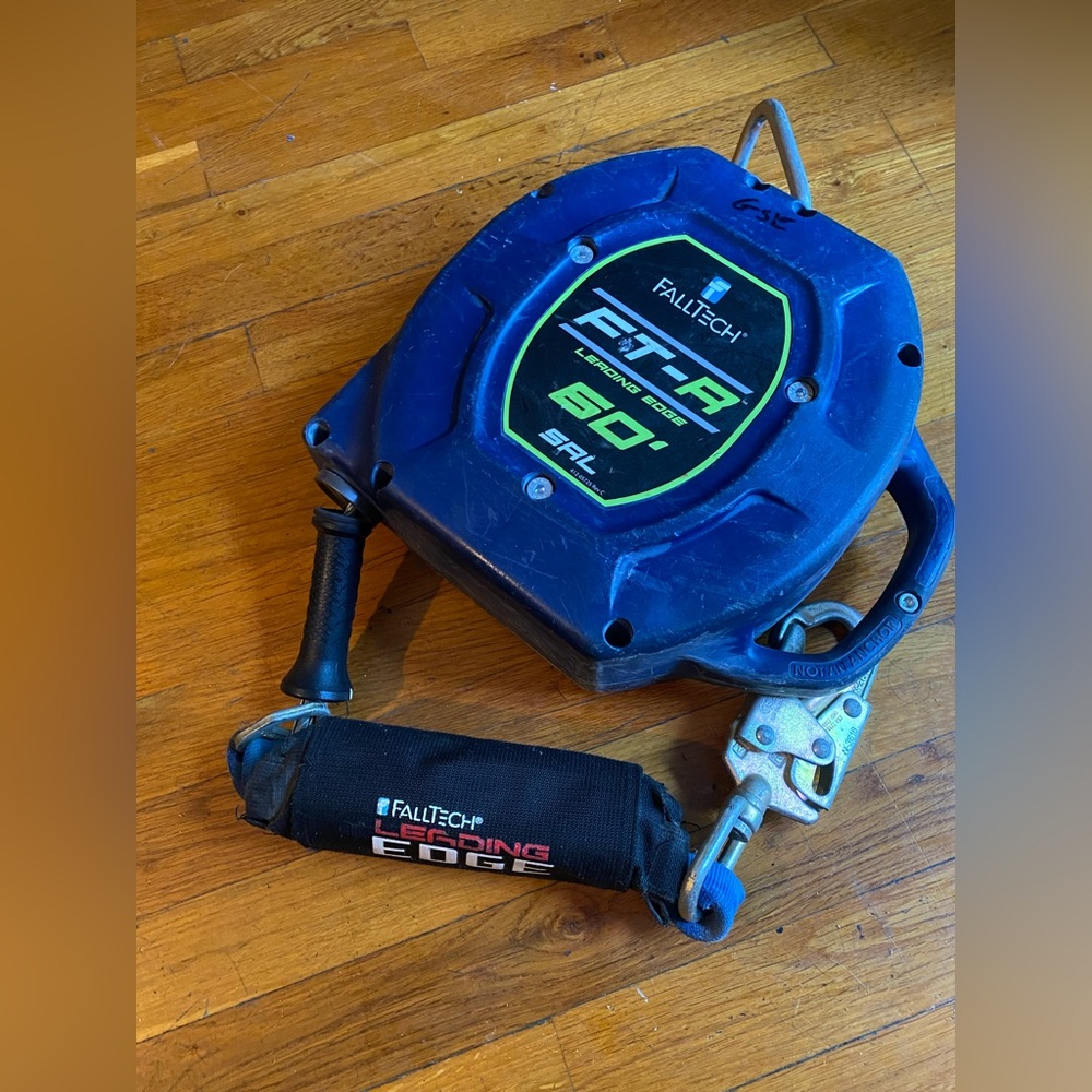 FallTech FT-R Leading Edge Cable Retractable Lifeline - 60 ft